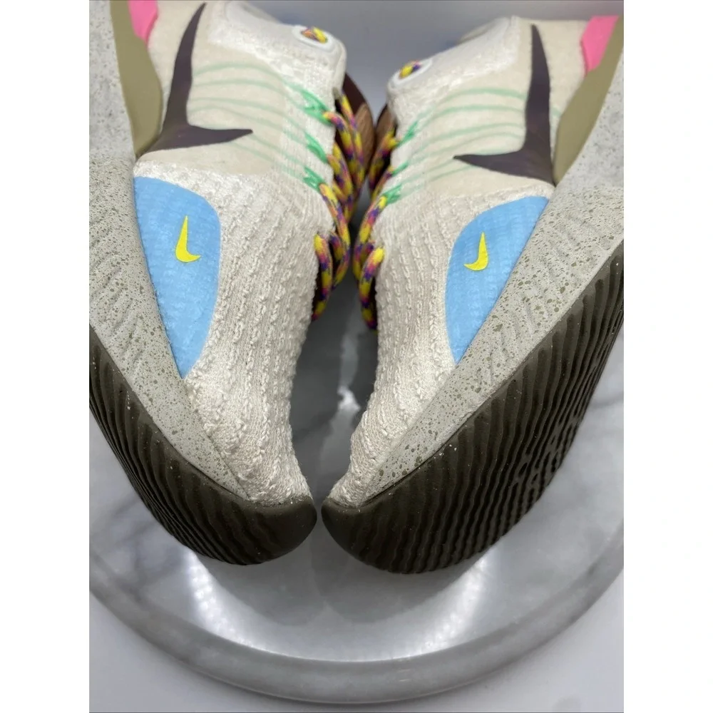 Nike Mens React Infinity Run Flyknit 3 Sail Pinksicle Earth FJ7068-120 Size 11.5